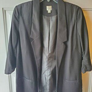 Women's Lauren Conrad Black Fitted Blazer - Size 10 - Used